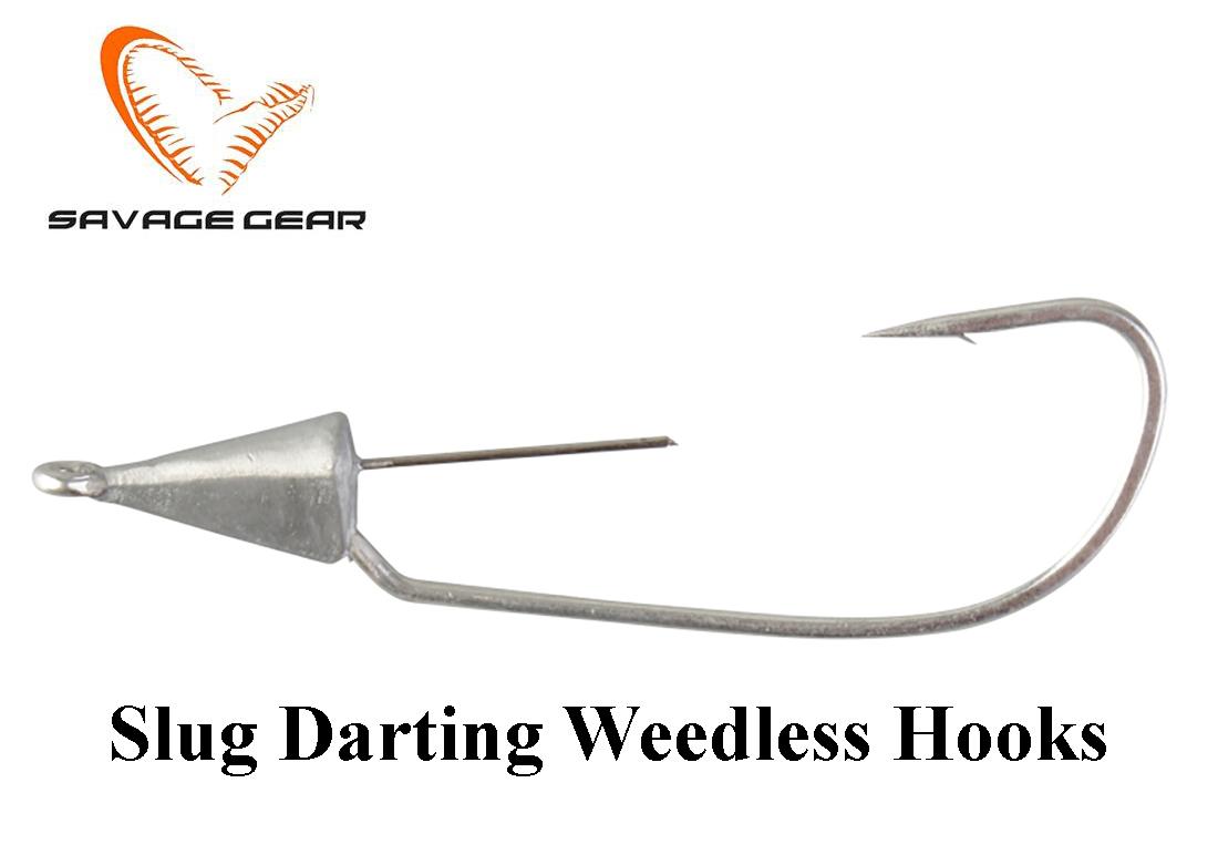 Galvakabliai Savage Gear Slug Darting Weedless Hooks Nr1 3 g 3 g