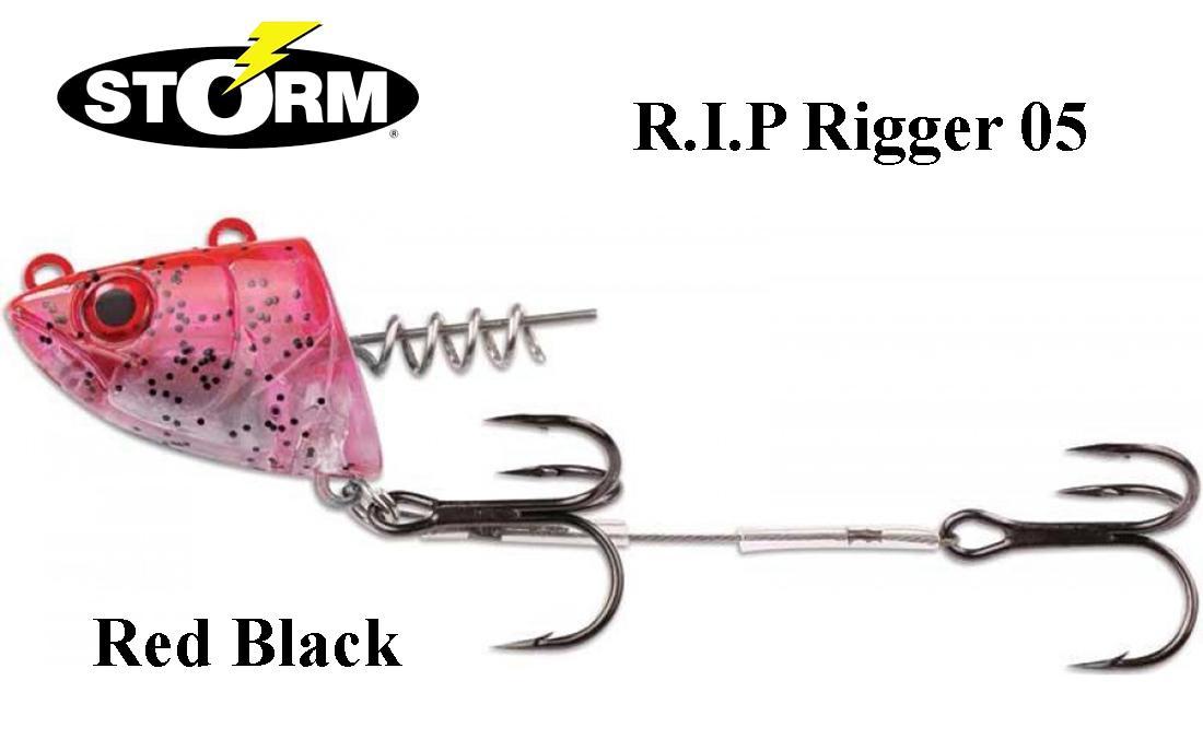 Tvirtinimo sistema gumoms Storm RIP Rigger 05 Red Black 27 g
